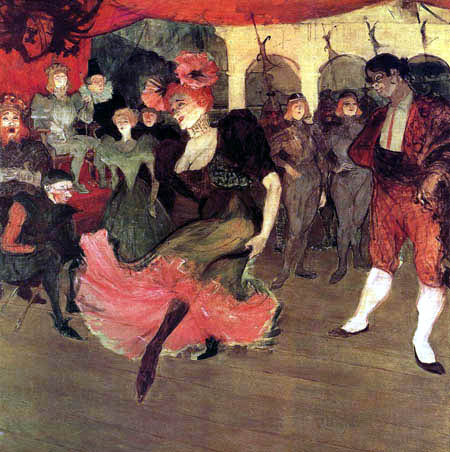 Henri de Toulouse-Lautrec - Marcelle Lender dancing in 'Chilpéric'