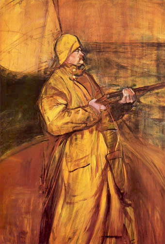 Henri de Toulouse-Lautrec - Maurice Joyant en la bahía de la Somme