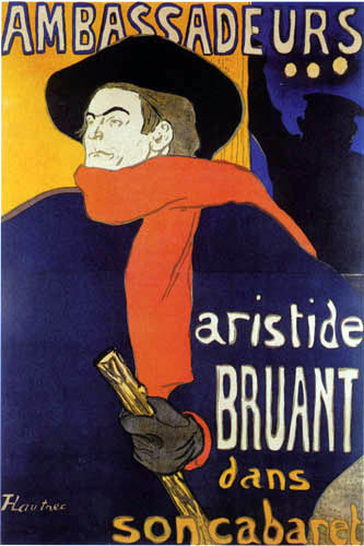 Henri de Toulouse-Lautrec - Ambassadeurs: Aristide Bruant