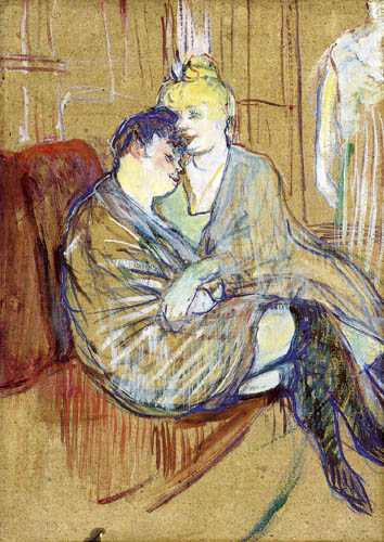 Henri de Toulouse-Lautrec - The two Friends
