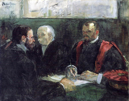 Henri de Toulouse-Lautrec - Ein Examen der medizinischen Fakultät, Paris