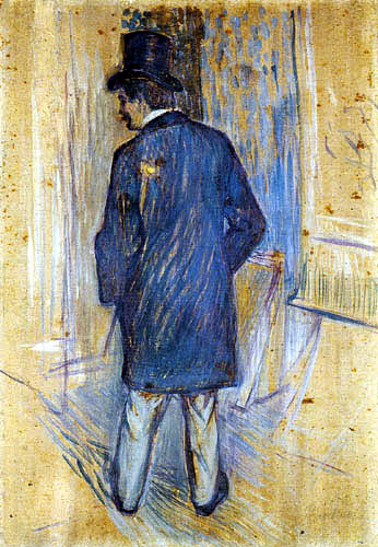 Henri de Toulouse-Lautrec - Monsieur Louis Pascal von hinten