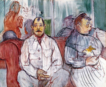 Henri de Toulouse-Lautrec - Monsieur, Madame et le Chien