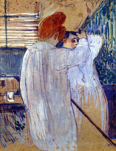 Henri de Toulouse-Lautrec - Dos mujeres en camisa