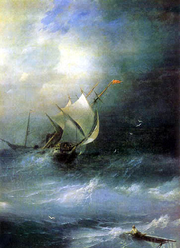 Ivan Konstantinovich Aivazovsky - Storm on the Sea of Ice