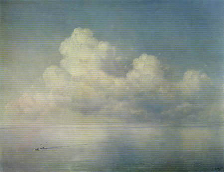 Ivan Konstantinovich Aivazovsky - Clouds over the sea, Calm