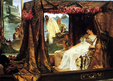 Sir Lawrence Alma-Tadema - Antonio y Cleopatra