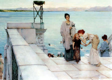 Sir Lawrence Alma-Tadema - Un bisou
