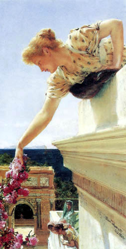 Sir Lawrence Alma-Tadema - Rosen für den Held