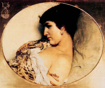 Sir Lawrence Alma-Tadema - Cleopatra