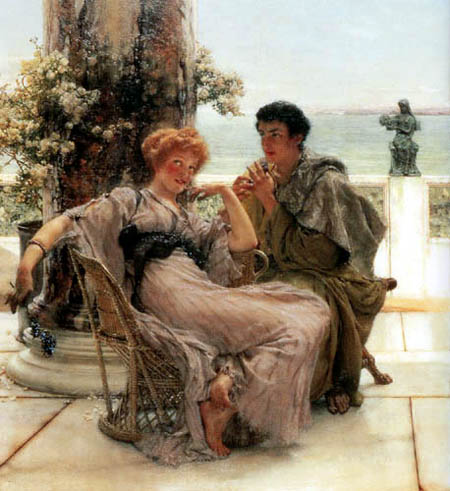 Sir Lawrence Alma-Tadema - Propuesta de matrimonio