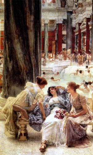 Sir Lawrence Alma-Tadema - Les bains de Caracalla