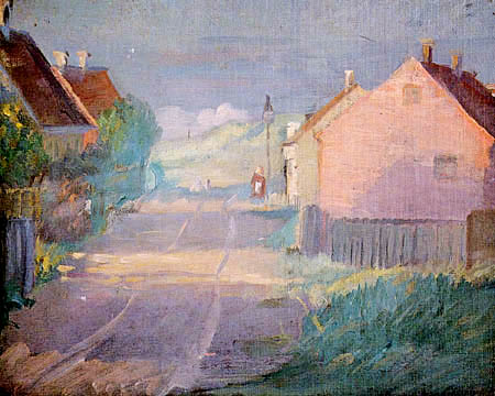 Anna Ancher - Road in Skagen-Østerby