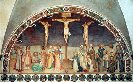 Fra Angelico (Fra Giovanni da Fiesole) - La Crucifixion