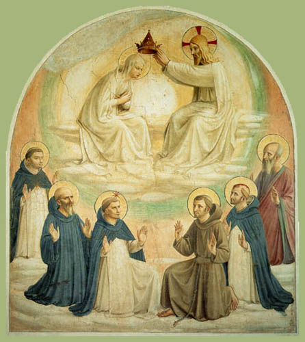 Fra Angelico (Fra Giovanni da Fiesole) - Couronnement de la Vierge