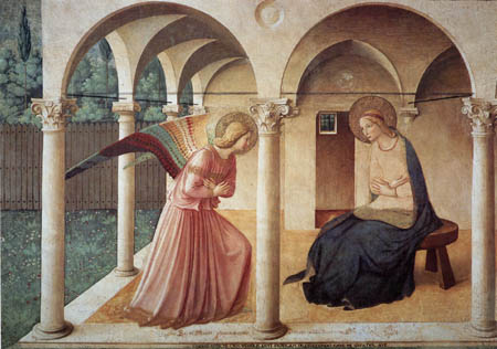 Fra Angelico (Fra Giovanni da Fiesole) - La Annonciation