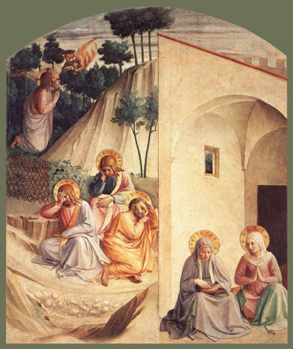 Fra Angelico (Fra Giovanni da Fiesole) - Christ à Mont des Oliviers