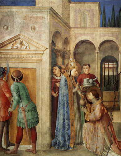 Fra Angelico (Fra Giovanni da Fiesole) - Saint Lawrence and Saint Sixtus