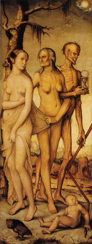 Hans Baldung, called Grien - The three ages and death