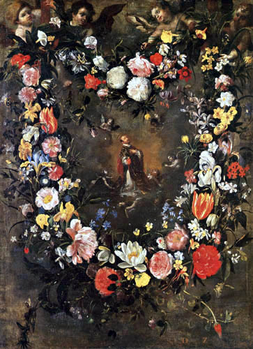 Hendrik van Balen, The Elder - Flower garland
