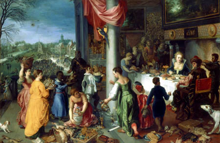 Hendrik van Balen, The Elder - The Winter Feast