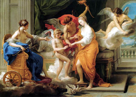 Pompeo Girolamo Batoni (Battoni) - The espousal of Cupid and Psyche