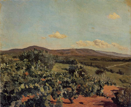 Jean-Frédéric Bazille - Landscape