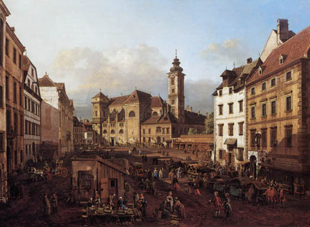 Bernardo Bellotto, Belotto (Canaletto) - Market in Vienna
