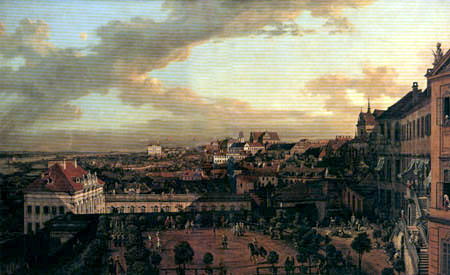 Bernardo Bellotto, Belotto (Canaletto) - Vue sur Varsovie