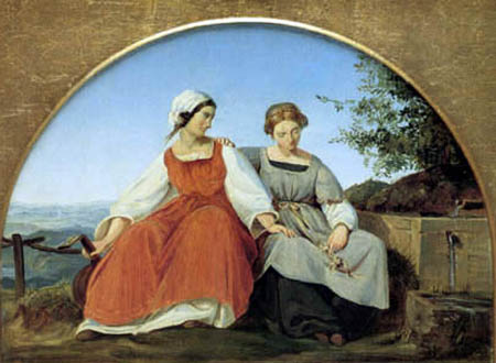 Eduard Julius Friedrich Bendemann - Two Women