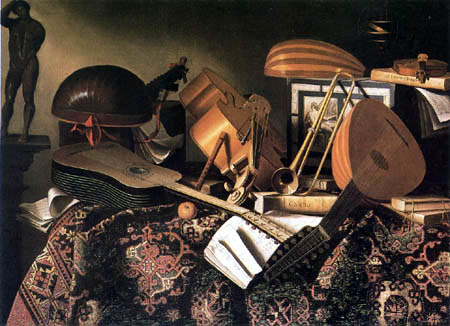 Bartolomeo Bettera - Musical Instruments and Books