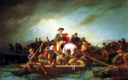 George Caleb Bingham - Washington crosses the Delaware