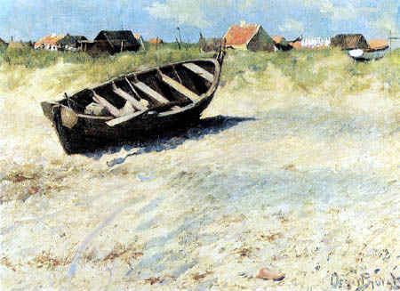 Oscar Björck - Boat on the shore