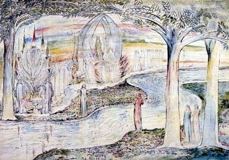 William Blake - Matilda und Dante