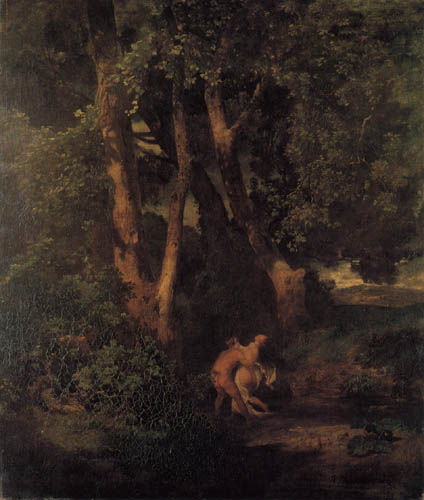 Arnold Böcklin - Faune avec la nymphe