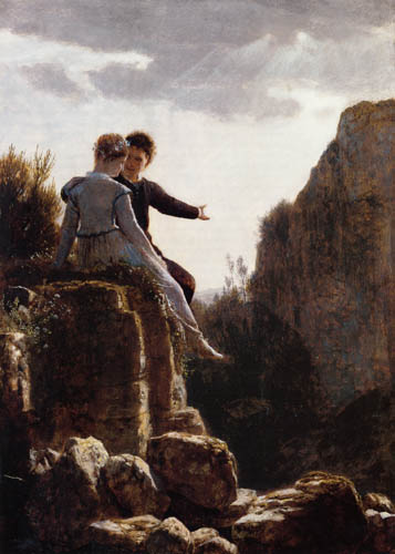 Arnold Böcklin - Lovers, The Honeymoon