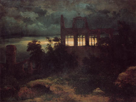 Arnold Böcklin - Ruine einer Villa