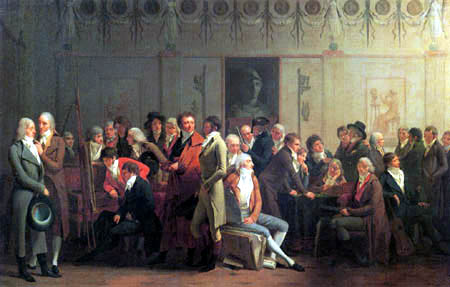 Louis-Léopold Boilly - In the atelier of Isabey