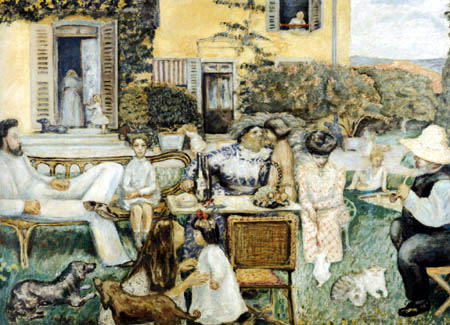 Pierre Bonnard - La famille sur la terrasse