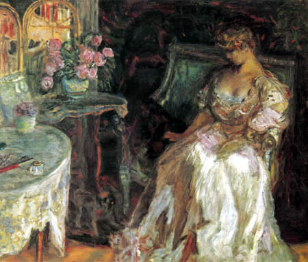 Pierre Bonnard - Misia avec des roses