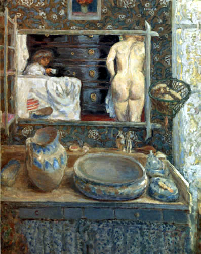 Pierre Bonnard - The mirror of the bathroom