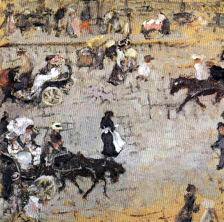 Pierre Bonnard - The Street Scene, The Fiaker