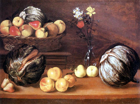 Pietro Paolo Bonzi ( Il Gobbo dei Carracci o dei Frutti) - Still Life with Fruit Basket
