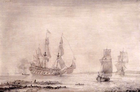 Casper van den Bos - Ships by the Coast