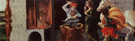 Sandro Botticelli - Le Miracle de Saint Éloi de Noyon