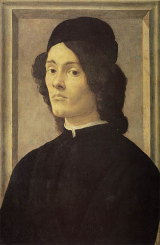Sandro Botticelli - Portrait d'un jeune homme