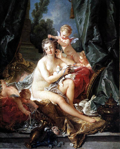 François Boucher - The toilet of the Venus