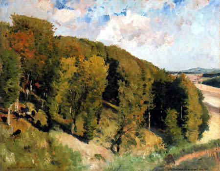 Eugen Bracht - Paysages forestiers dans le Mecklembourg