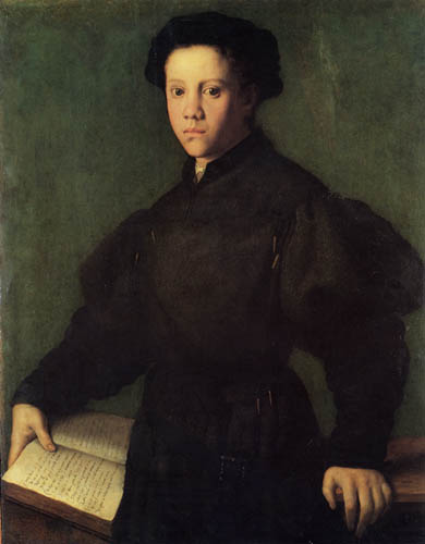 Il (Agnolo) Bronzino - Portrait of Lorenzo Lenzi