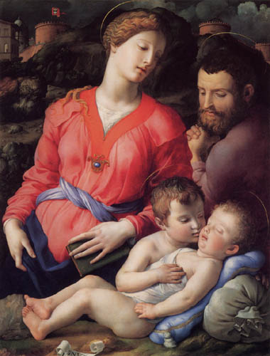 Il (Agnolo) Bronzino - The holy family